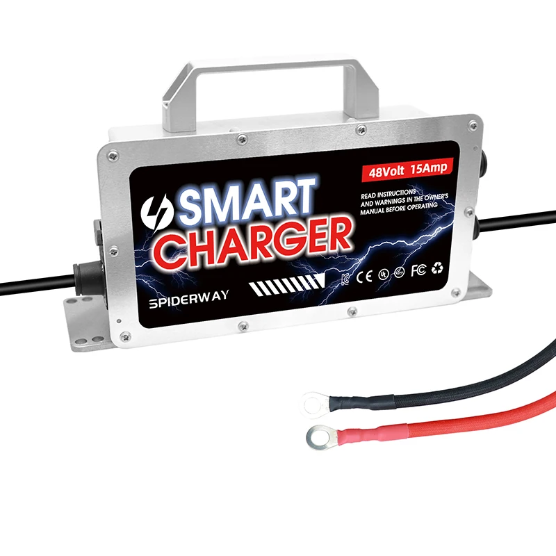 48 Volt 15 AMP Smart Battery Charger On Board for EZGO Club Car Yamaha Golf Cart