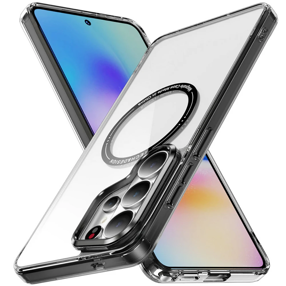 Transparent Case For Samsung Galaxy S26 Ultra 5G Wireless Charging Magnet Back Cover For Galaxy S26 Plus Etui S26 S 26 Funda