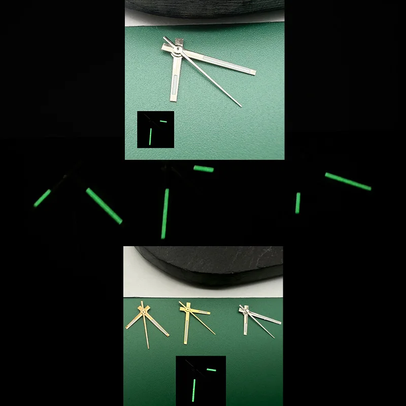 

Mod NH35 Watch Hands Green Luminous Hands Fits NH35 NH36 4R35 7S26 Movement SKX007 SRPD SKX009 Watch Hands Kit Replacement parts