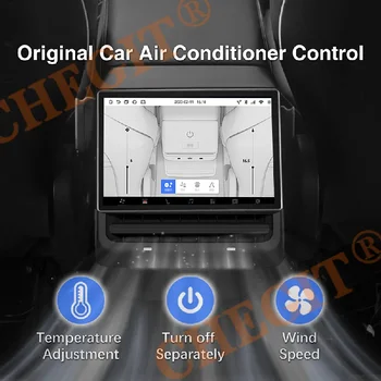 8palcový displej Cool Android pro Tesla Moedl 3/Y Zadní klimatizace WIFI 4+64G Inteligentní displej pro ovládání zábavy 6 nejlepší prodej Obrazovka Tesly Model Y - №2