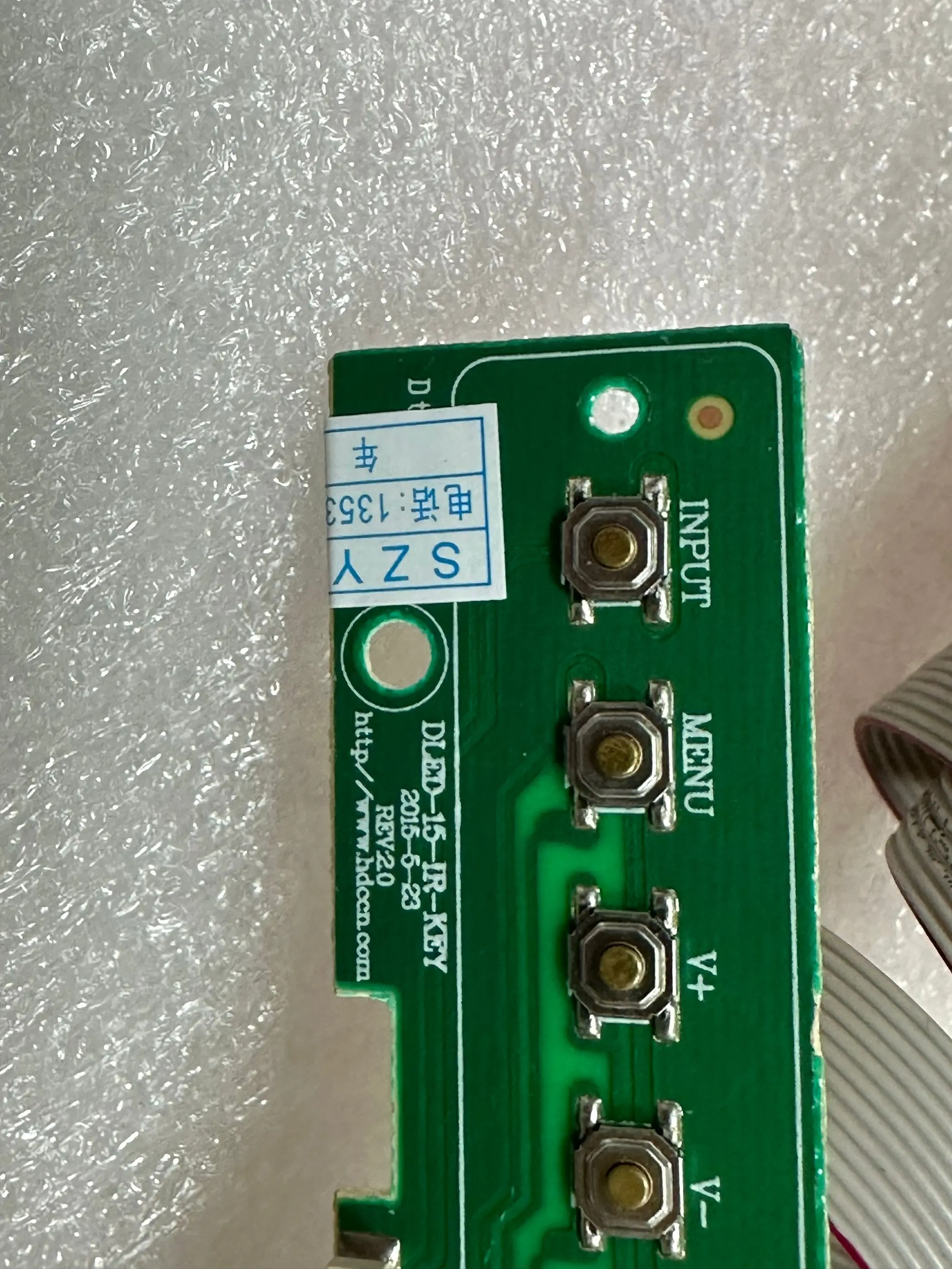 Imagem -02 - Original Led32h6 Receptor Remoto Placa Led15-ir-key Rev2.0 Dled-15-ir-key o