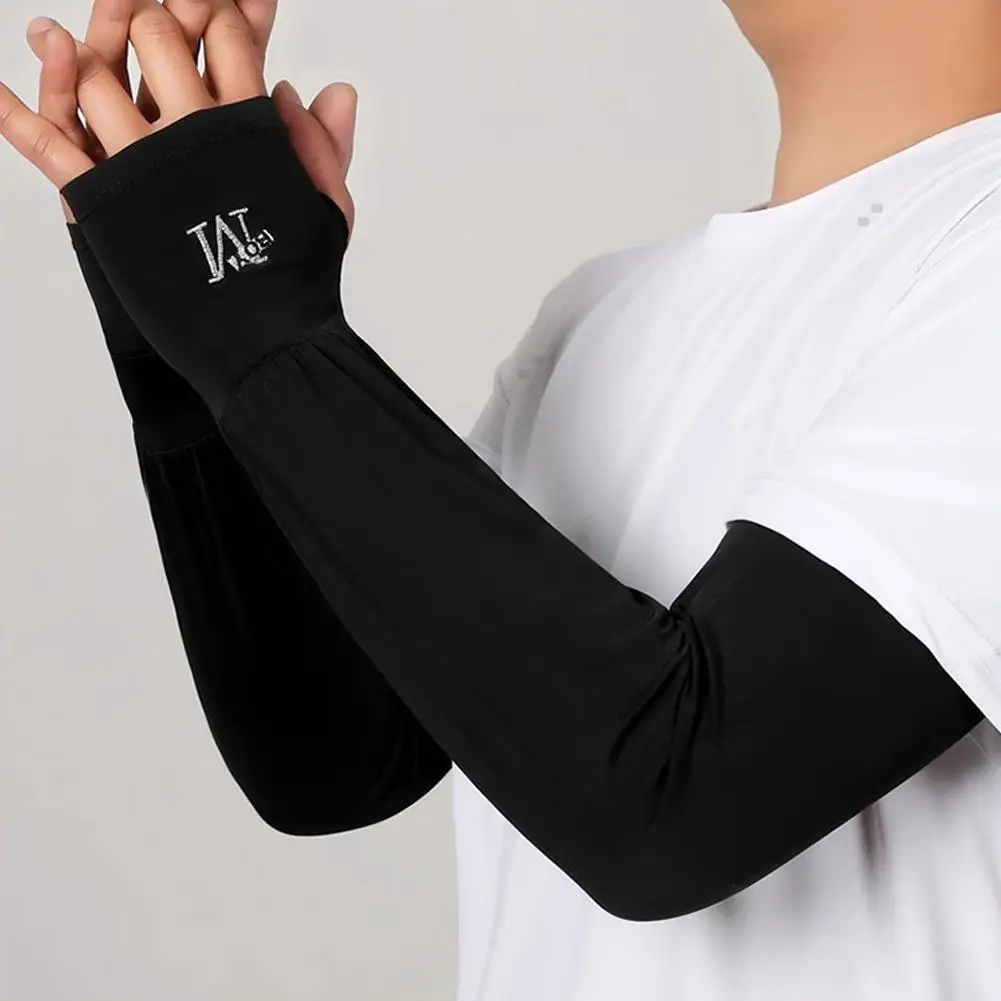 Summer Unisex Arm Sleeves Cooling Anti UV Quick Drying Elastic Fishing Cover Cycling Outdoor Running Breathable Sleeves Arm Y2F1