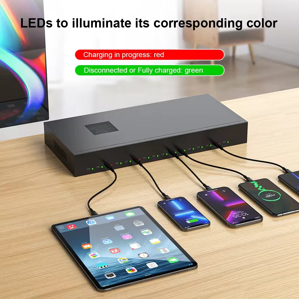 Cargador USB C de 600W con 16  - Usb C Hub reseña y precio