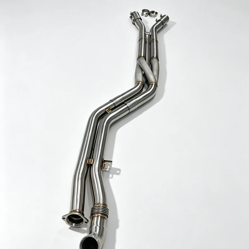 ACE Z Pipe Equal Length Midpipe für BMW M3 G80 M4 G82 M2 G87 3.0T S58 Free Flow Midpipe Edelstahl-Auspuffanlage – Detail 6