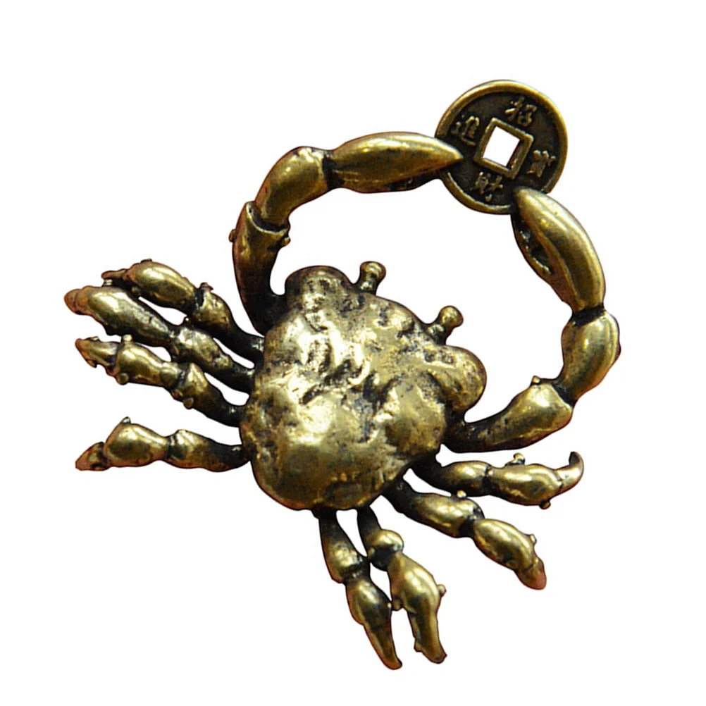 النحاس كراب قوي مكتب منزلي ديكور مكتب الرجعية الحيوان النحت الديكور هدية لغرفة المعيشة غرفة نوم الدراسة #4