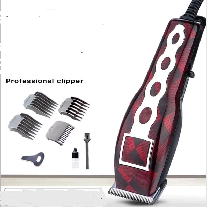 Professional Electric Corded Barber Clipper Hair Trimmer Head Haircut Machine Barbershop Style Razor Hairdressing Shaver Cutter