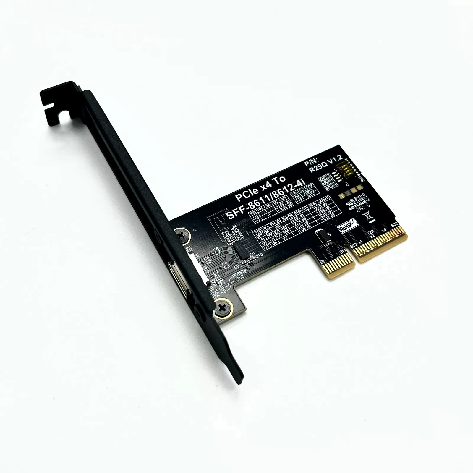 F4Q M.2 NVMe Pcie 4.0 To Oculink SFF-8612 Pcie 5.0 X4 External