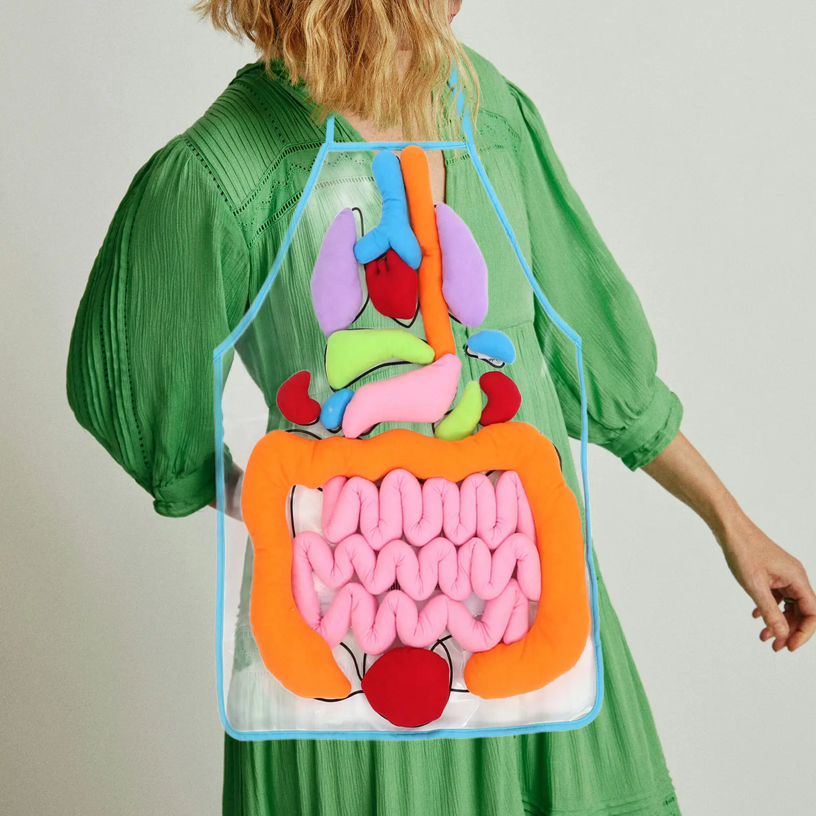 1Set Body Organ Costume Human Body Model For Kids For Preschool Educational 3D Organs Apron Premium Teaching Aid