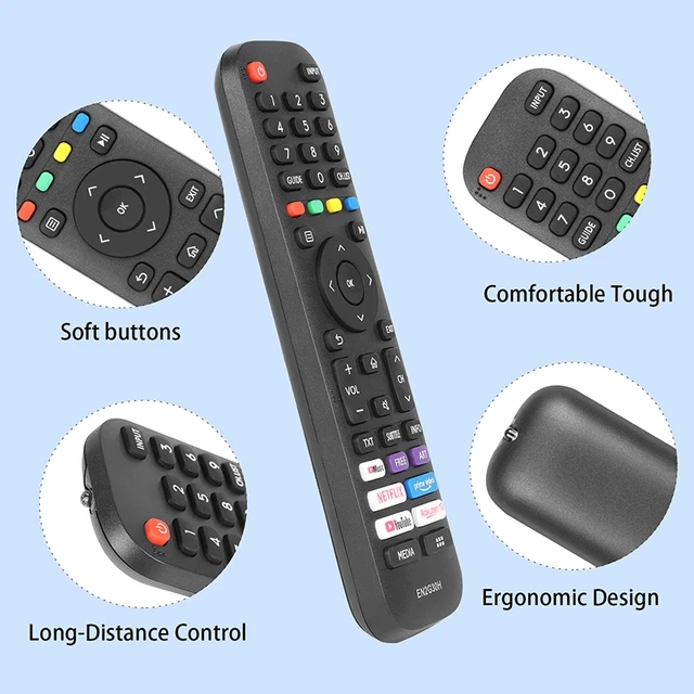 EN2G30H Remote Control Compatible With Hisense TV 43A7340F Replacement Controller With Netflix Prime Video YouTube Buttons AliExpress