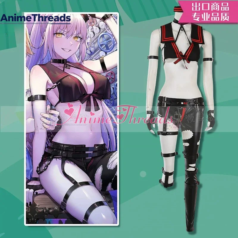 Disfraz de Cosplay Personalizado de FGO Fate Grand Order, Jalter Craft Essence Jeanne d'Arc Alter, Uniforme de Marinera Femenino