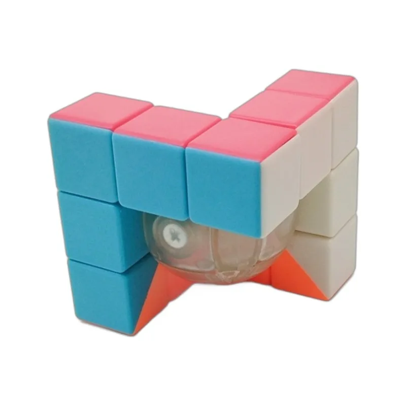 مكعب هندسي "Z" على شكل مكعب إبداعي Z متعة مكعب سحري غير منتظم التعليم المبكر والذكاء ألعاب ألغاز تململ للأطفال