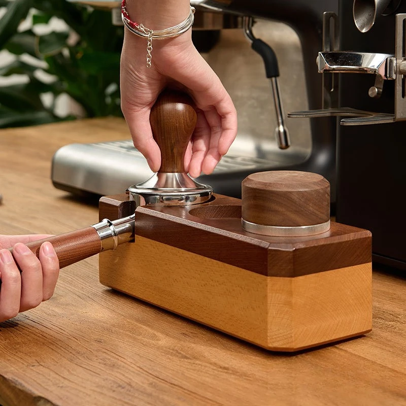 

Модифицированная бездонная ручка из нержавеющей стали, трехушная ручка из цельного дерева Parkson с дном 58 мм, ручка итальянской кофемашины