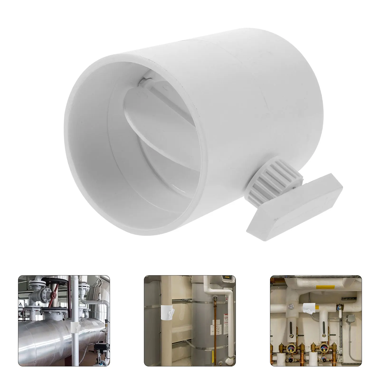 

Pipe Control Valve Manual Duct Damper for Ventilation Systems Flow Regulation Ducting Insert Backflow Preventer