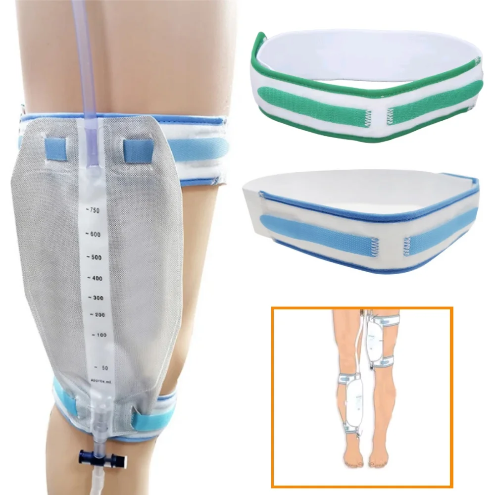 1PC Stable Catheter Fixator Comfortable Elastic External Durable Urine Bag Leg Holder Fixation Band Fixation Strap Fixator