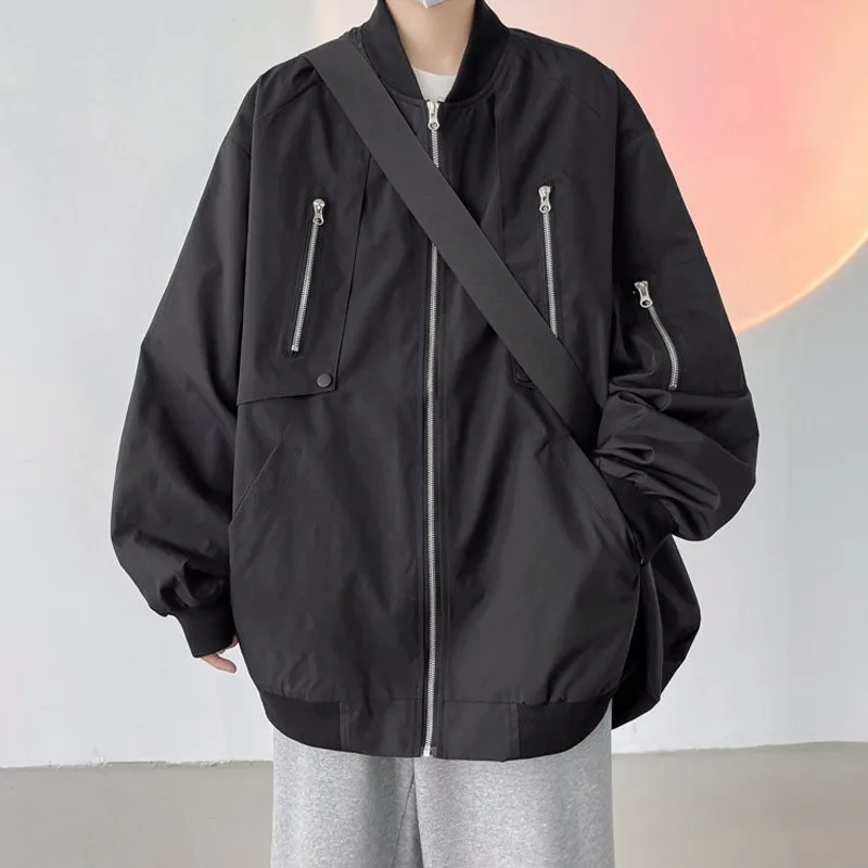 

Мужская куртка-бомбер American Sle Flight Jaet, весенне-осенняя, в гонконгском стиле, больших размеров, бейсбольная, модная, брендовая, Haome, высококачественная, F...