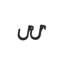 Black-single hook