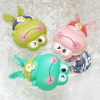 Juguetes de baño para bebés, Tortuga de natación, juego de agua para niños pequeños, ducha de baño infantil, bañera, juguetes de animales con mecanismo de relojería