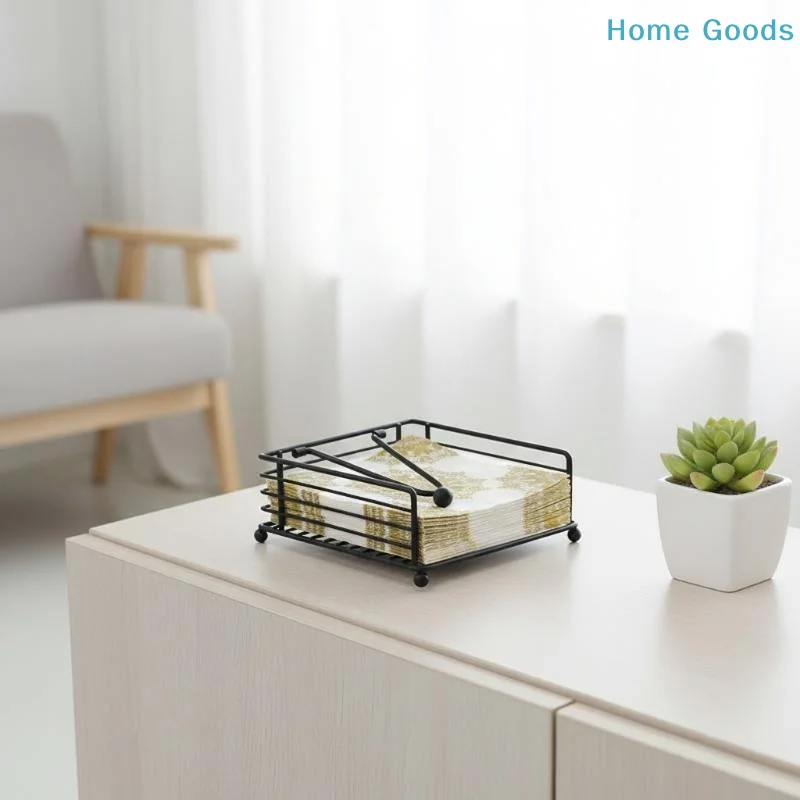 preferredNapkin Holder Flat Napkin Dispenser Square Iron Paper Holder For Kitchen Dining Room Restaurant Decorationproduct