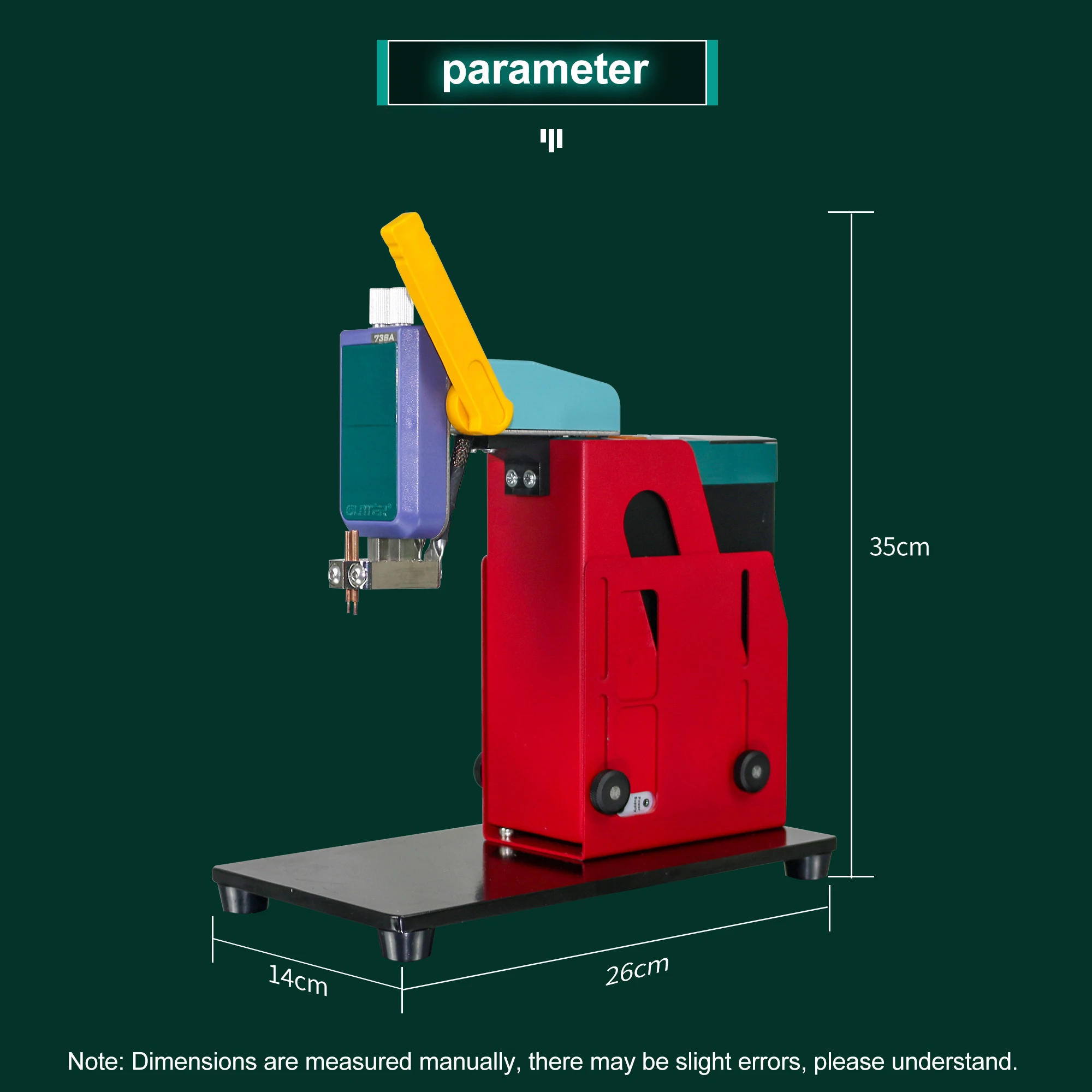 Professional 801H+ Battery Spot Welding Machine 24KW Works with 0.2-0.5mm Ni/Al Sheets, Cylindrical/Pouch Cells