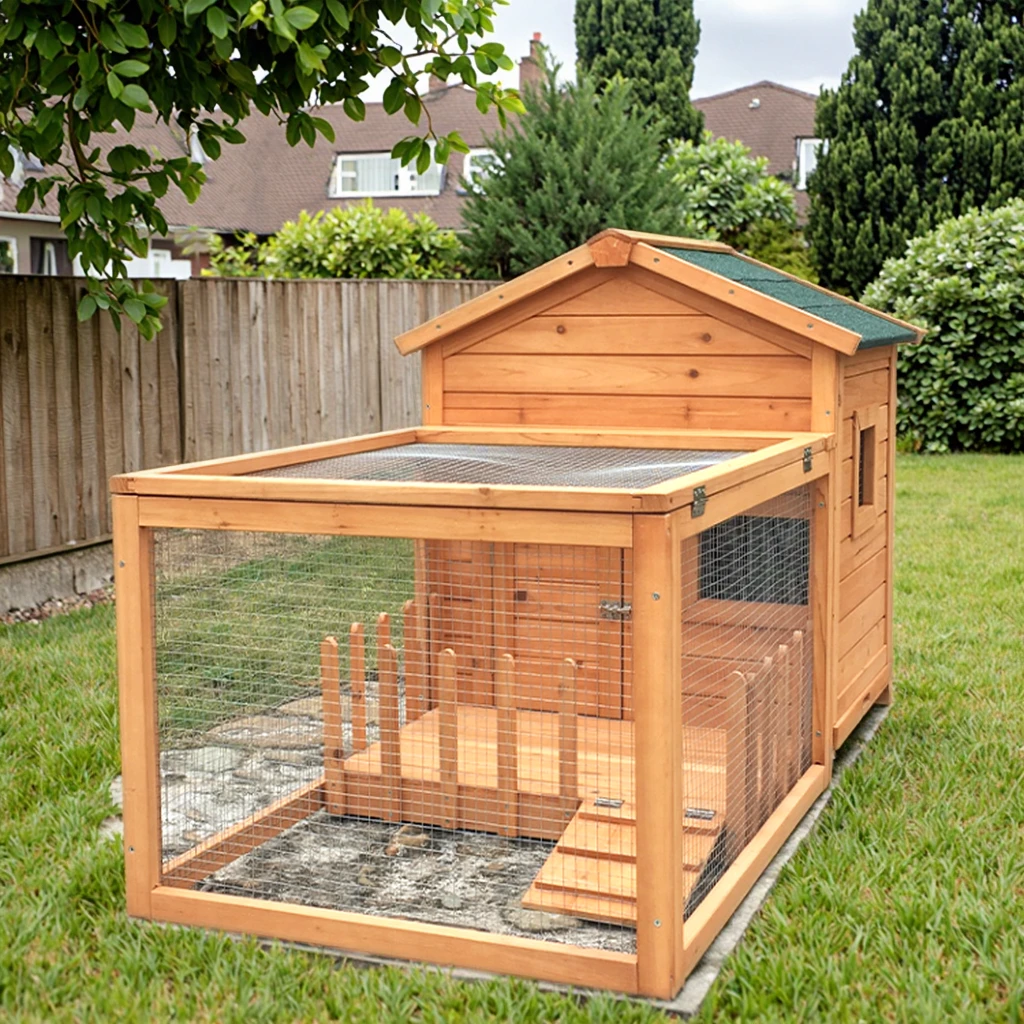 

SDR025 Wooden Rabbit House Sale Rabbit Cage Rabbit Houses For Outside Print Pet Cages Houses Leisure