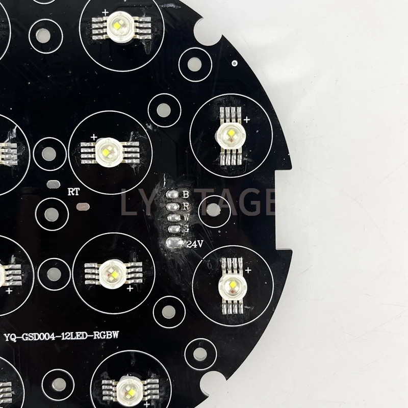 12X10W RGBW 4IN1 Led Par Lamp Bead Source Board Aluminum Stage Light Led Moving Head LighT
