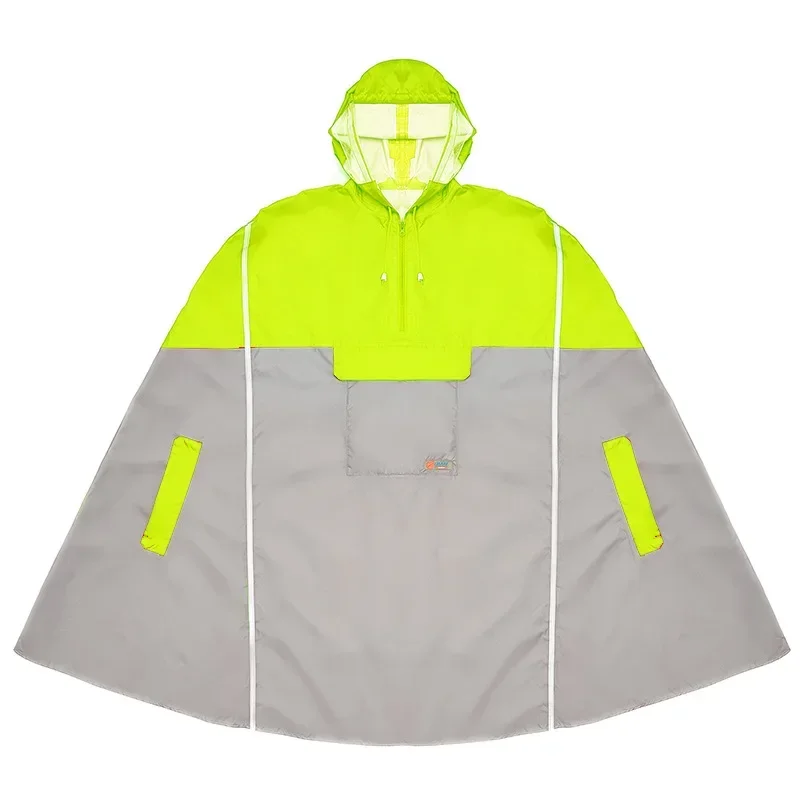 Hooded Rain Poncho Bicycle Waterproof Raincoats Cycling Jacket for Men Women Adults Rain Cover Fishing Climbing