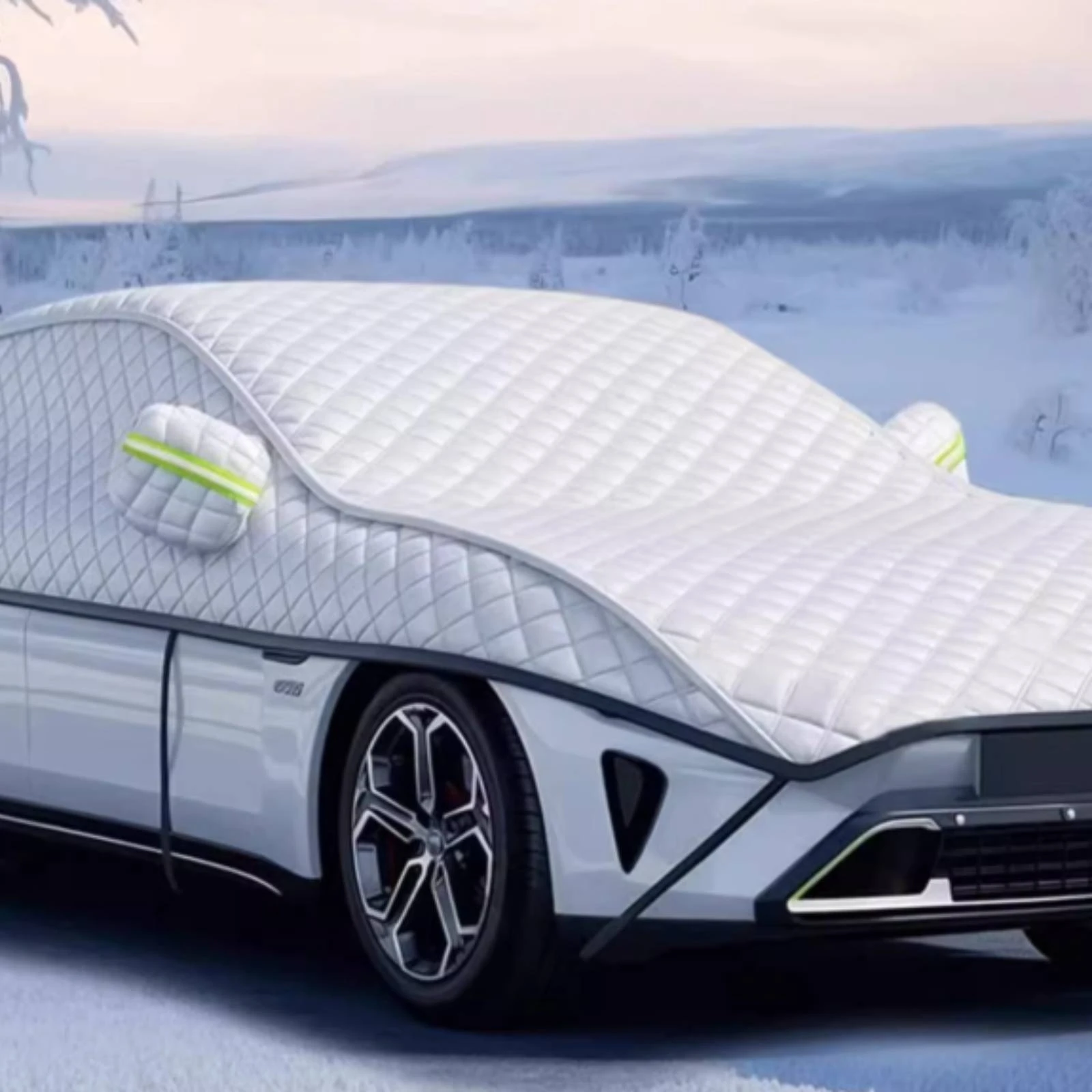 

Weather-Resistant Hatchback Cover Outdoor Protection Hatchback Car Cover Vehicle Accessory Weatherproof Waterproof