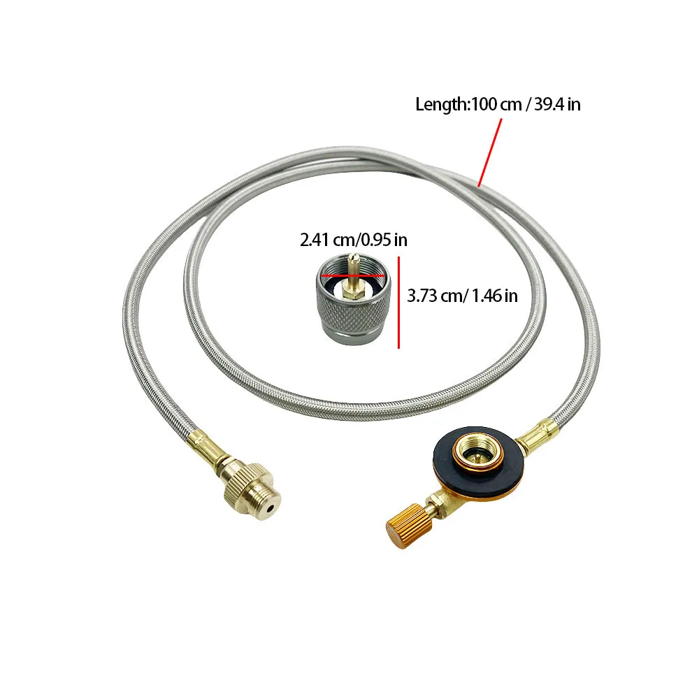 1Set Outdoor Camping Gas Stove Extension Tube Butane Gas Refill Adapter Cooking Picnic Camping Equipment Connector Accessories image 6