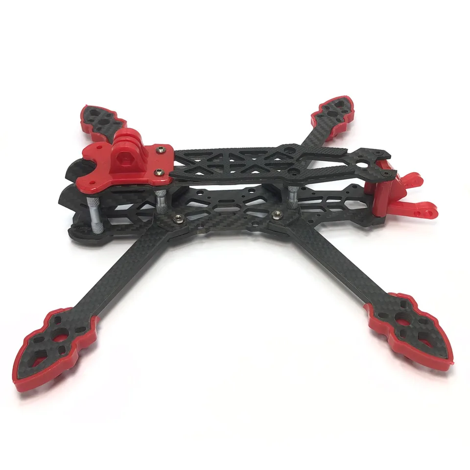 Mark4 Kit de marco de fibra de carbono de 5 pulgadas distancia entre ej de 225mm brazo de 5mm marco de largo alcance tilo libre para RC Quadcopter Dron de carreras con Mark4 Kit de marco de fibra de carbono de 5 pulgadas distancia entre ej de 225mm brazo de 5mm marco de largo alcance tilo libre para RC Quadcopter Dron de carreras con