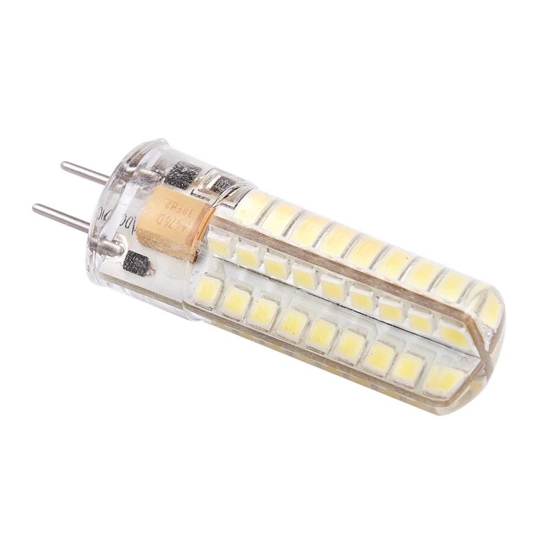 4X 6.5W GY6.35 LED Bulbs 72 2835 SMD LED 320Lm 50W Halogen Lamps Equivalent Dimmable White 6000K 360 Degree Beam Angle