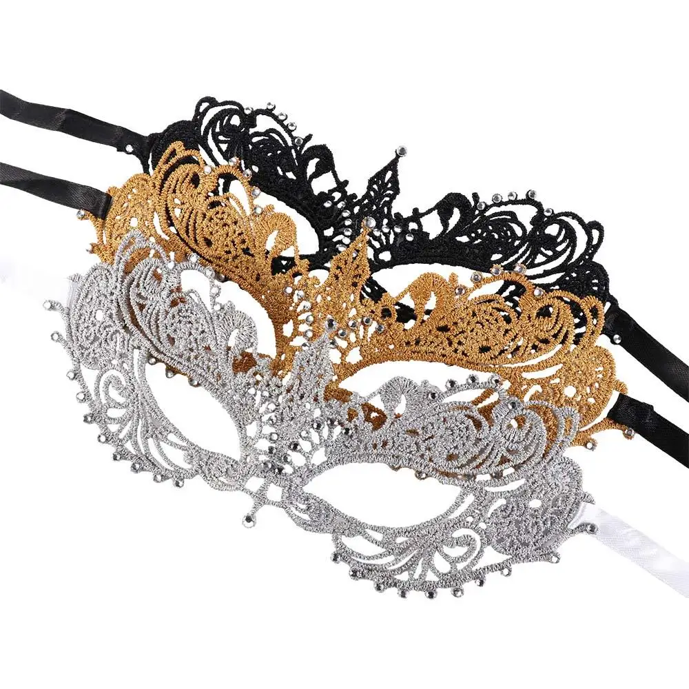 Disfraz para niña, mascarada, espectáculo de lujo, regalo, carnaval, Cosplay, accesorios de baile, máscaras de baile, mascarada de encaje, máscara de Venecia, suministros para fiestas