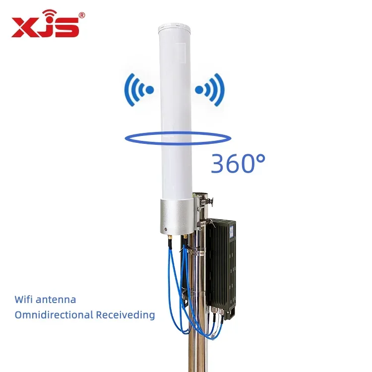 High Gain Omni Directional 5ghz Wi-fi 10 Km Hotspot Wireless Wifi Boosters 5g Mimo Fiberglass Antenna for Sale