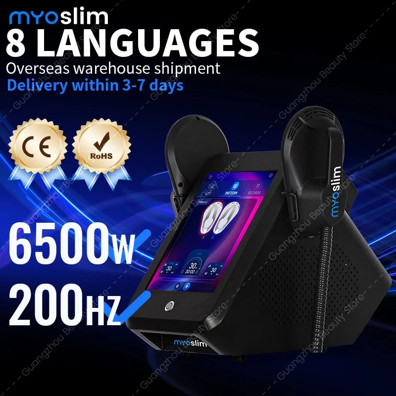 

EMS 6500W Myoslim: Новый портативный электромагнитный стимулятор мышц и RF-аппарат для коррекции фигуры и снижения веса