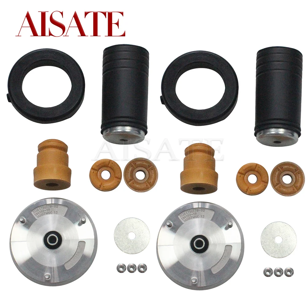 2 Sets Front Strut Shock Mount Support Upper Lower Bump Stop For BMW X5 E70 X6 E71 E72 2006-201431336788776 31336857001