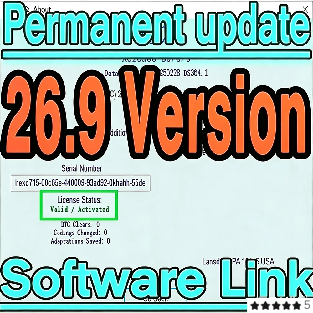 2026 26.9 UPDATE SOFTWARE VCDS VAG CDM OBD2 Scanner HEX V2 USB Interface FOR VW AUDI Skoda Unlimited VINs Multilingual VAGCom