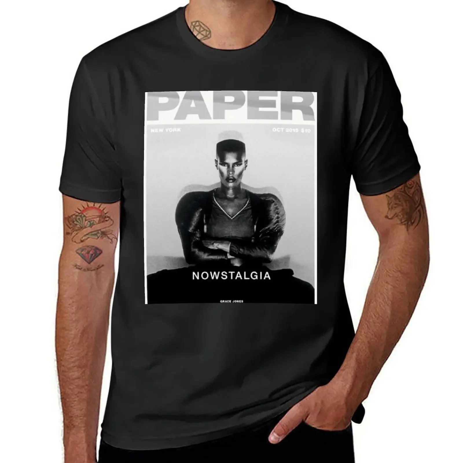 Paper fashion magazine 2015 T-Shirt new edition shirts graphic tees Men's cotton t-shirt