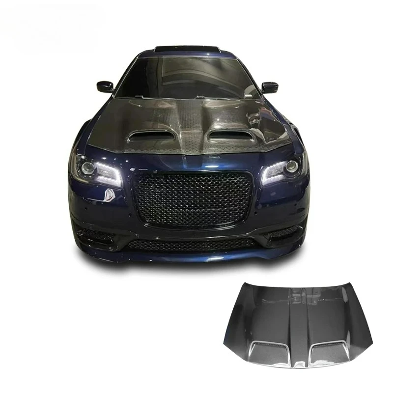 

Bolt-On Easy Install FORChrysler 300/300C Engine Hood Carbon Fiber
