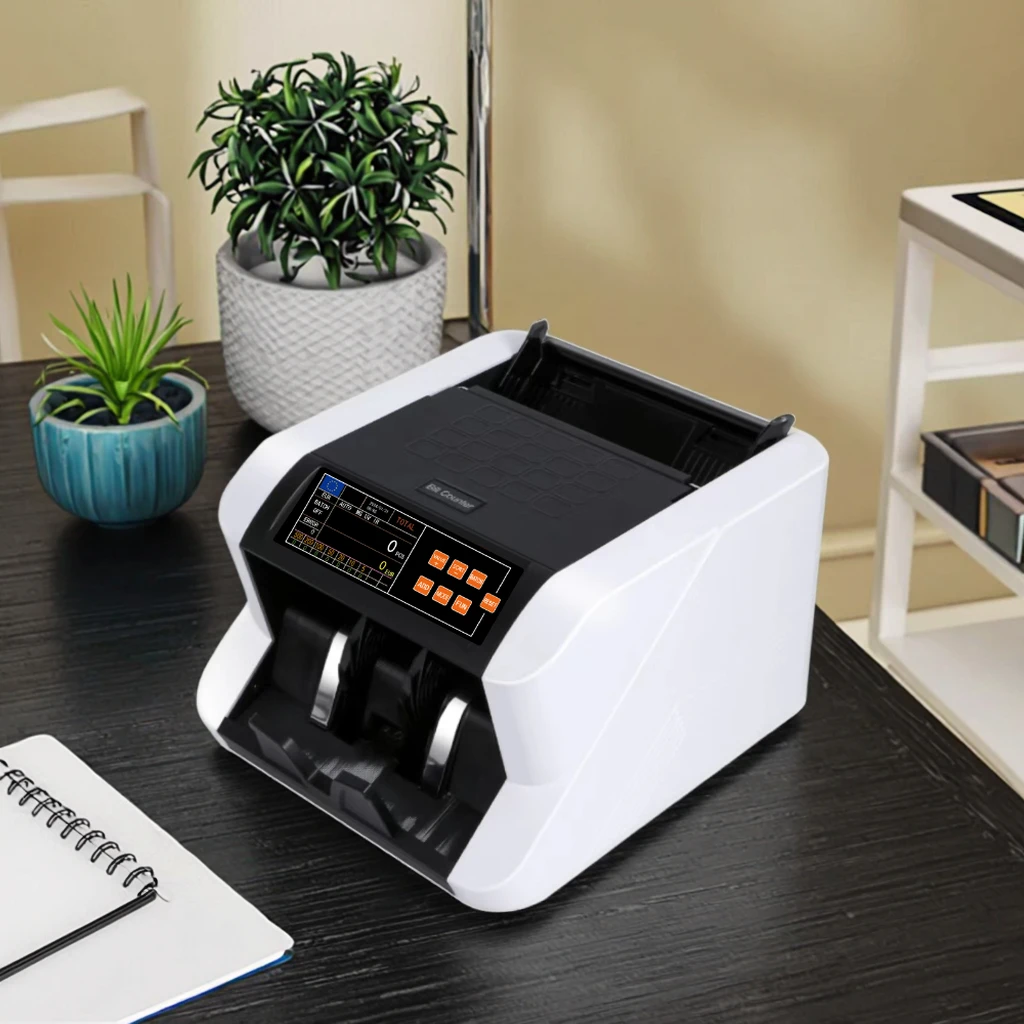 

V9005 EUR TRL Mixed Value Amount Counting Machine Money Counter and Suspicious Notes Detector High Value Money Counter
