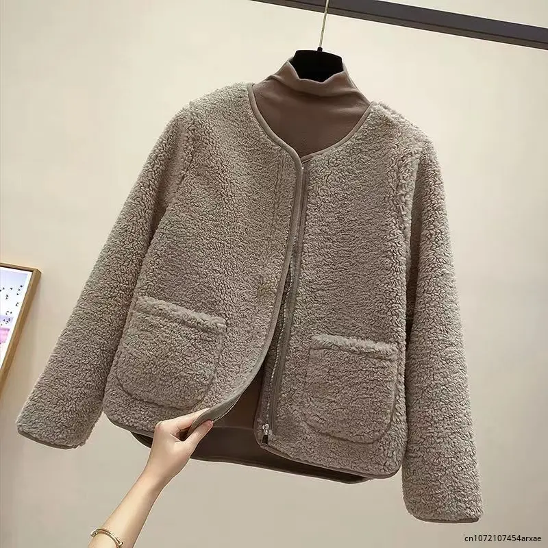 2023 Basic Soft Parkas Women New Winter Loose Pure Girls Streetwear Preppy Style Simple Harajuku Y2k Warm All-match Chic Popular