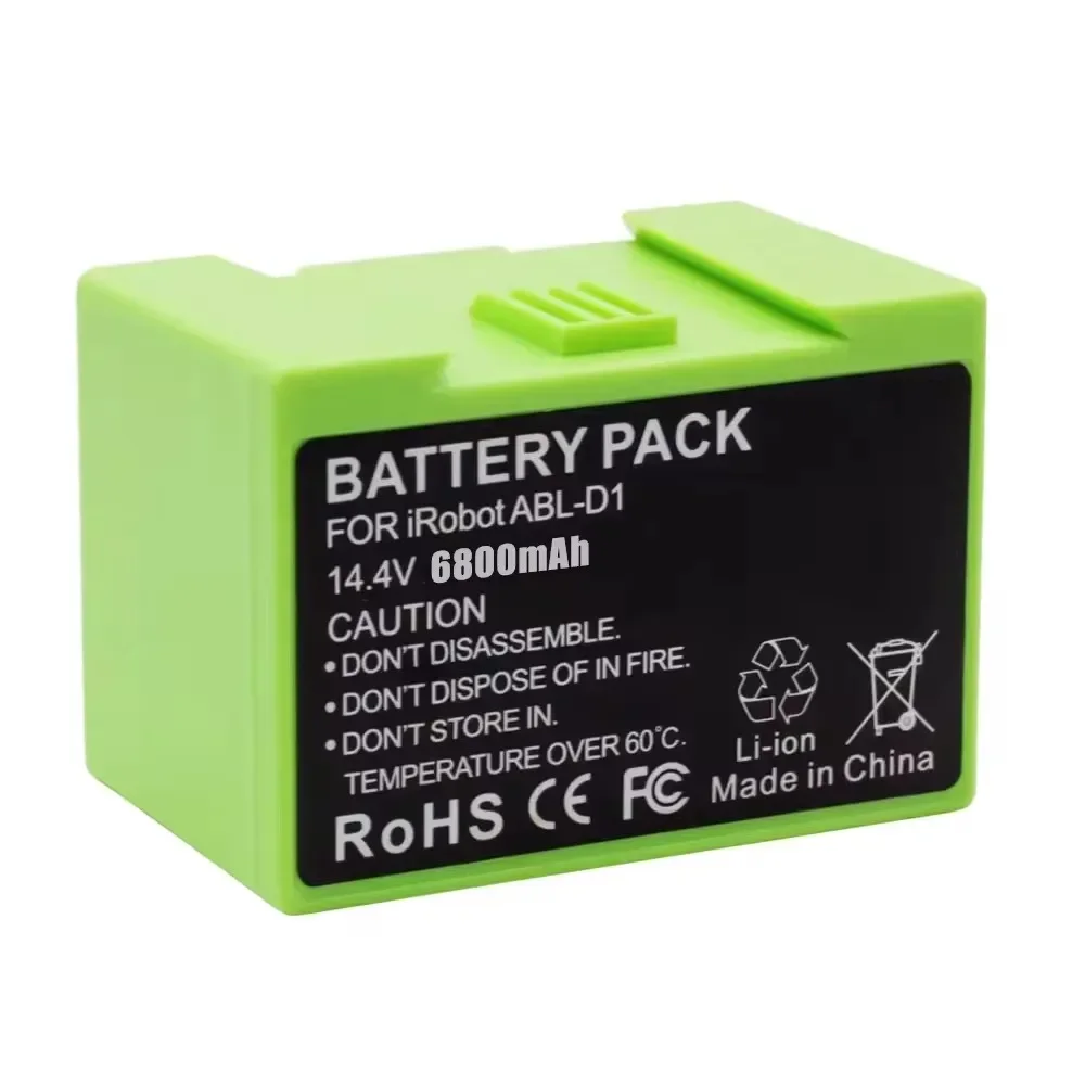 Batterie de rechange pour iRobot Roomba e et i Series, i7 + e5 14.4 6800 i3 7150 i3 + 7550 i4 3150 i4 + 3550, 4150 V, 4624864 mAh