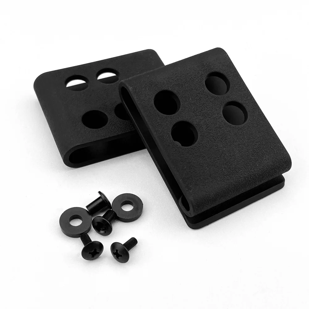 EDC Portable Tools DIY Knife Sheath Belt Clip Kydex Carry Clip with Screws Washers Knife Sheath DIY Accessory - 1 Piece