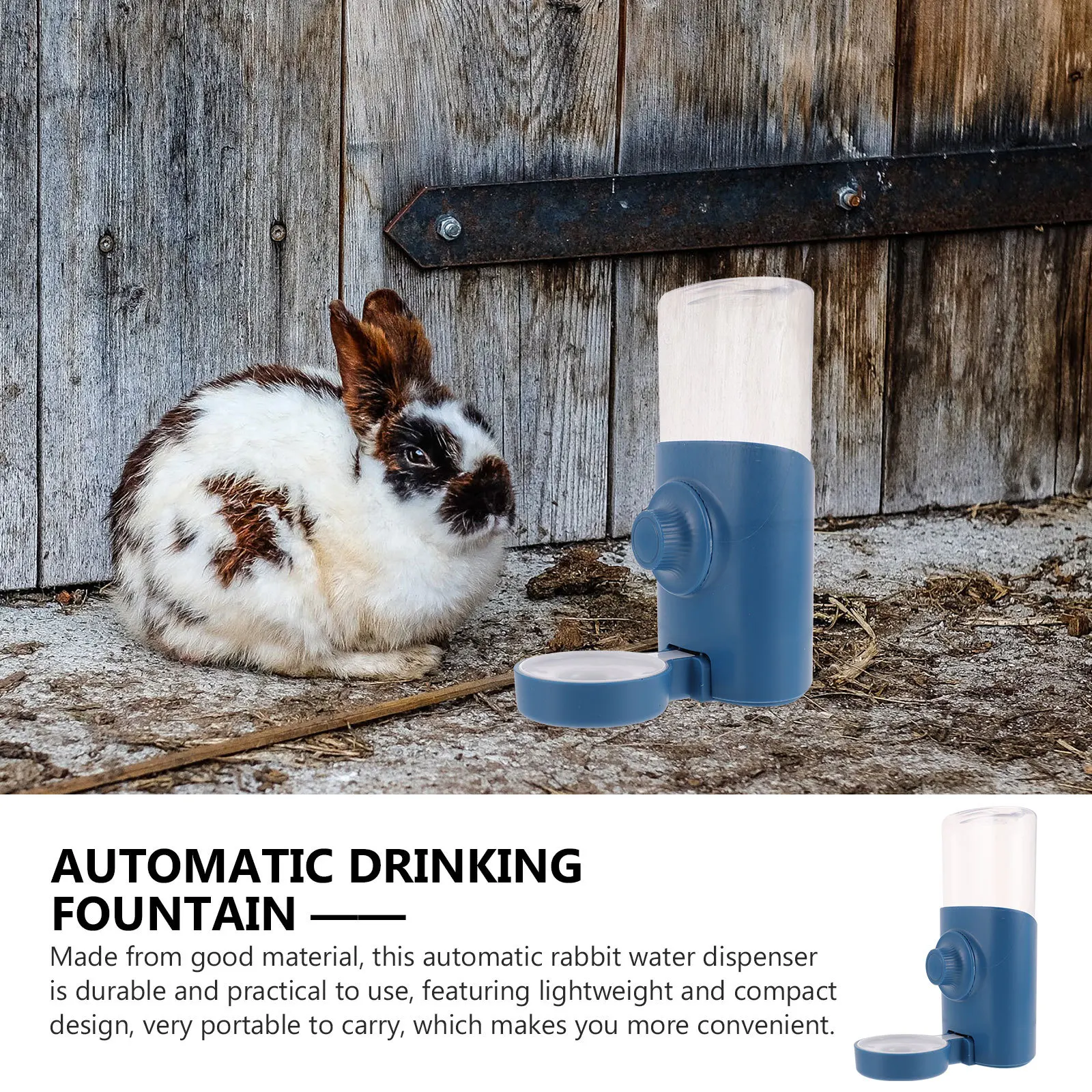 

Rabbit Water Feeder Large Capacity Automatic Hanging Water Dispenser For Pet Cage Bunny Guinea Pig Hamster Drinking Bottle Pet