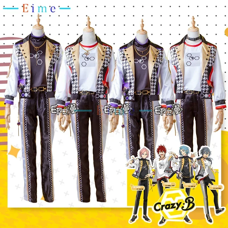 

EIME Game Ensemble Stars Crazy B HiMERU Oukawa Kohaku Shiina Niki Amagi Rinne Cosplay Costume Halloween Uniforms Custom Made