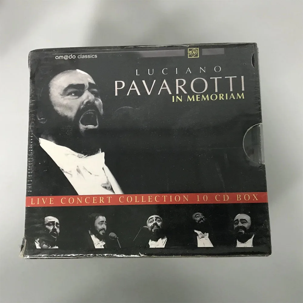 CD Esta colección de conciertos en vivo de 10 CD, lanzada en memoria de Luciano Pavarotti. El título es Colección de conciertos en vivo.2007