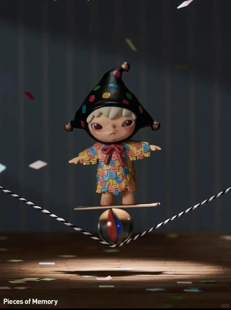 Autentici figurine POPMART Hirono Echo Series Blind Box, ornamenti da tavolo alla moda e regali di Natale Collezione di giocattoli per bambini