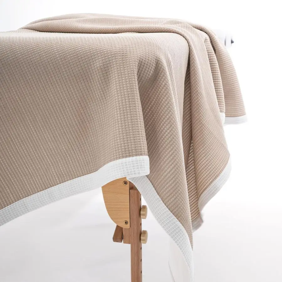 

Мягкое двустороннее одеяло из микрофибры, двухцветное, дышащее, 80 x 59 дюймов, цвет хаки-белый