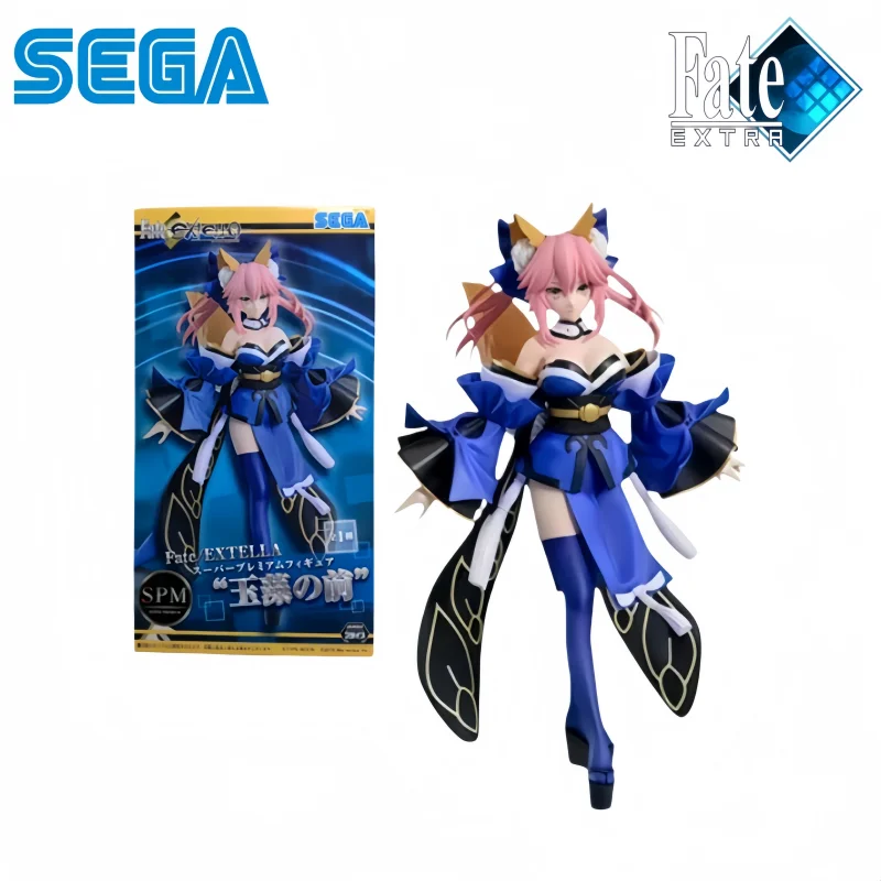 Sega en Stock, Caja Original, Kit de Garaje, Modelo Fate Extella Kitsune Tamamo No Mae, Personajes de Anime, Adornos, Figura de Acción, Estatua