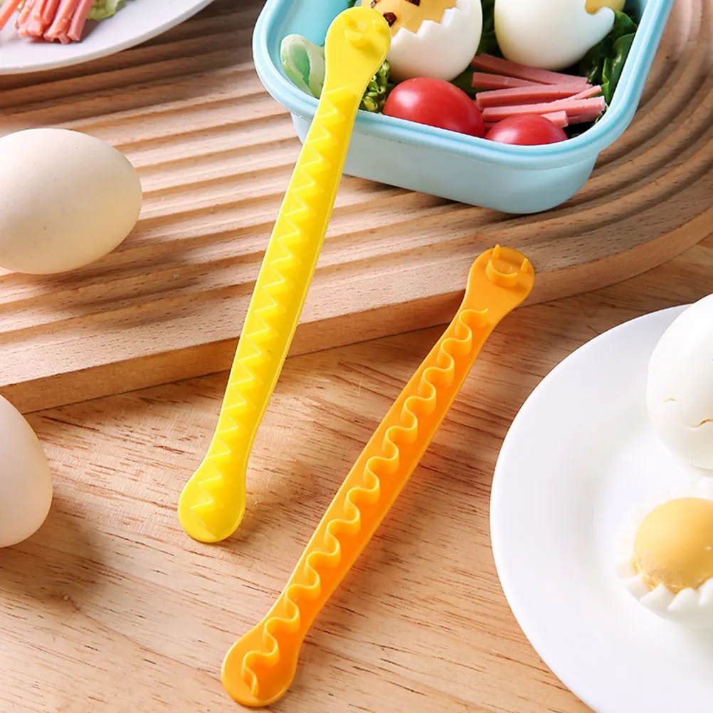 

2 Pcs Mold Kitchen Tools Boiled Egg Slicer Safe PP Material Storage Friendly Handheld Splitter Multifunctional