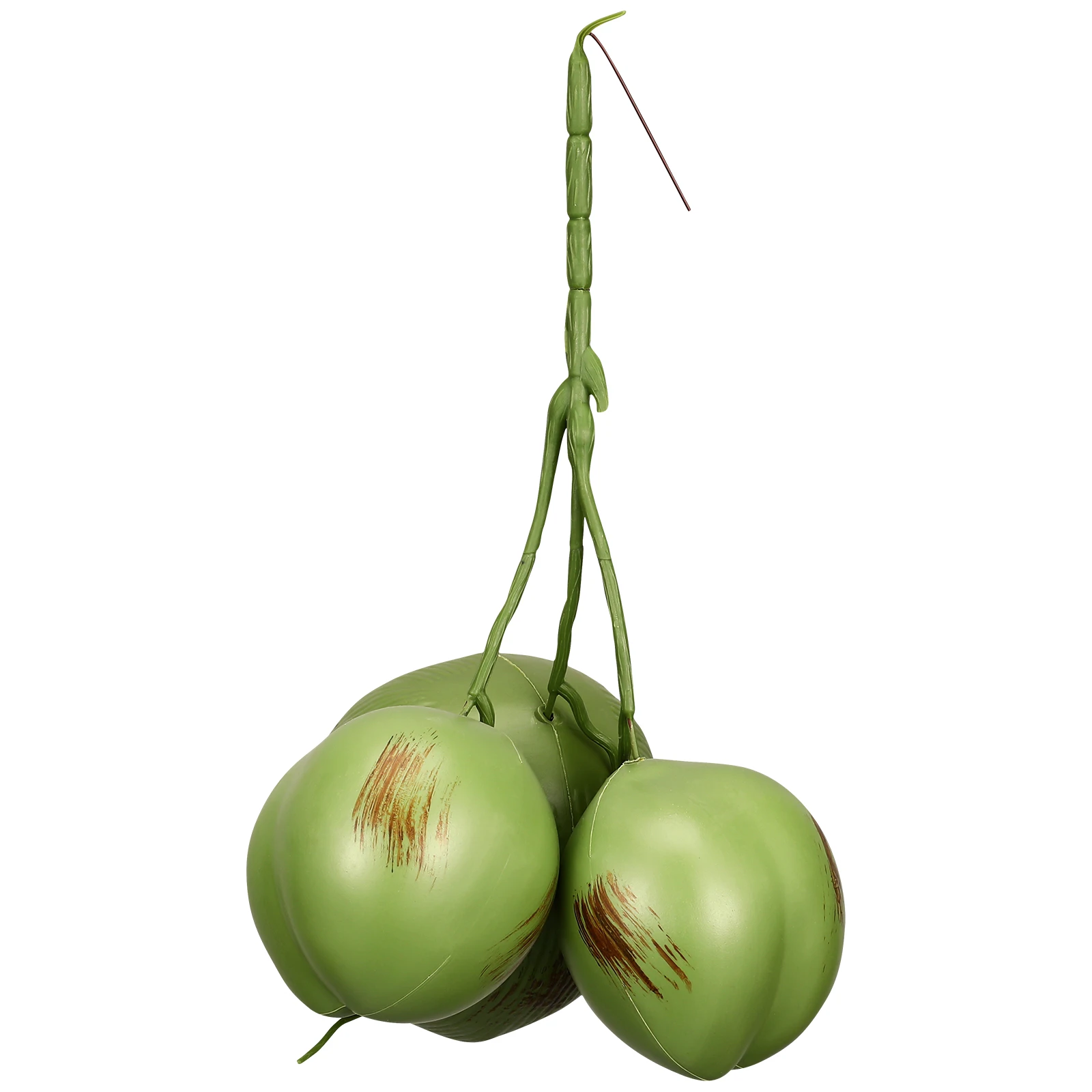

1 Bunch Simulated Coconuts Fake Cocoanuts Props Fruit Realistic Artificial Fruits Decoration Lifelike Tropical Party Decorations