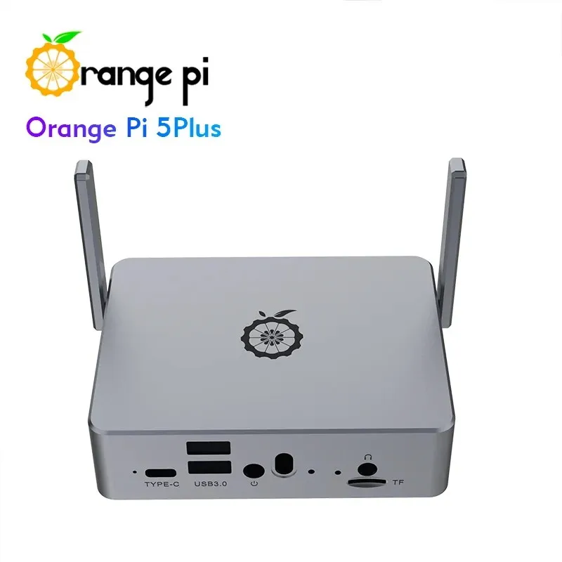 Orange Pi 5 Plus Aluminum Case Metal Shell Passive Cooling Optional Antennas for OPI 5 Plus